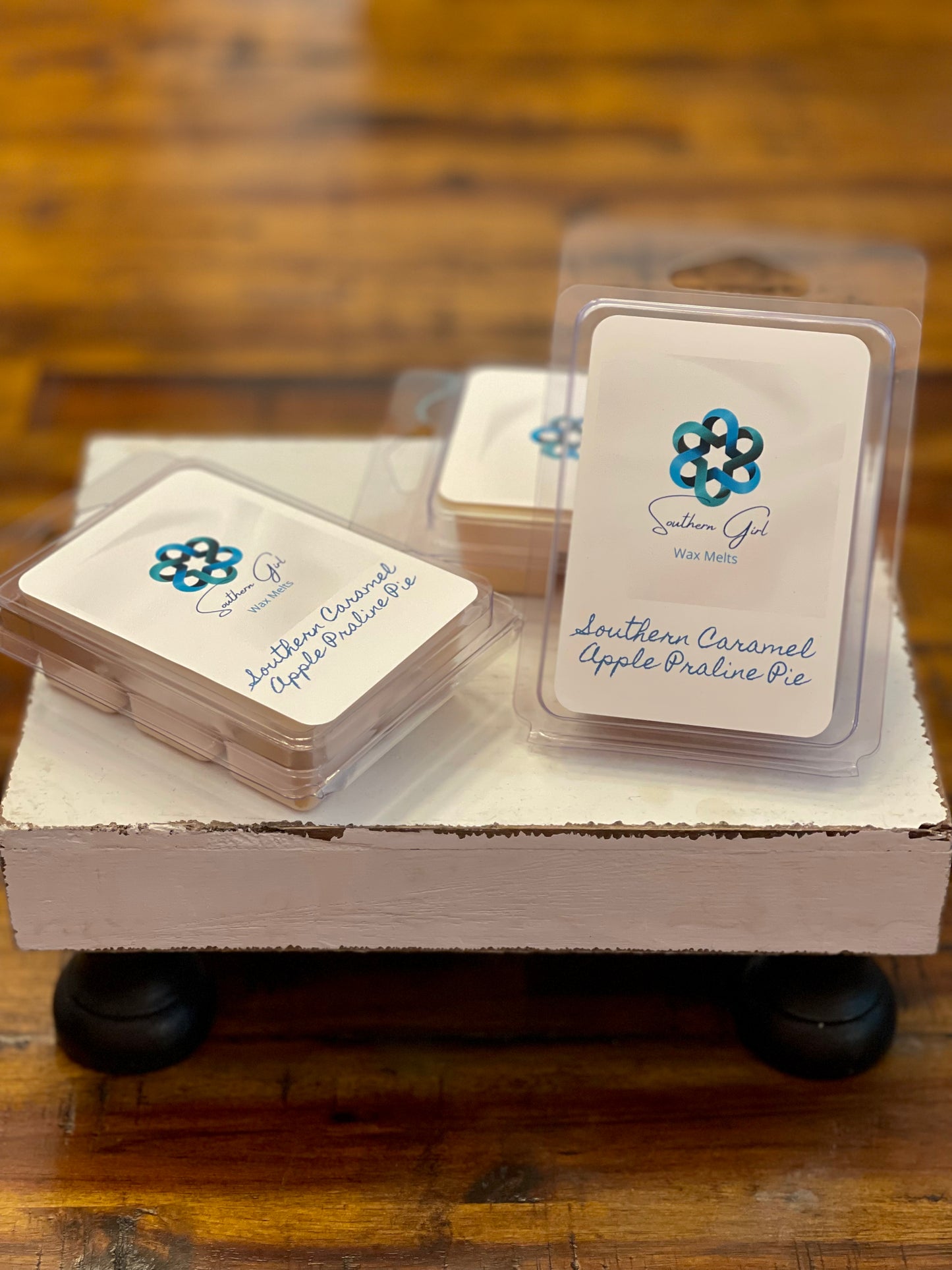 Southern Caramel Apple Praline Pie